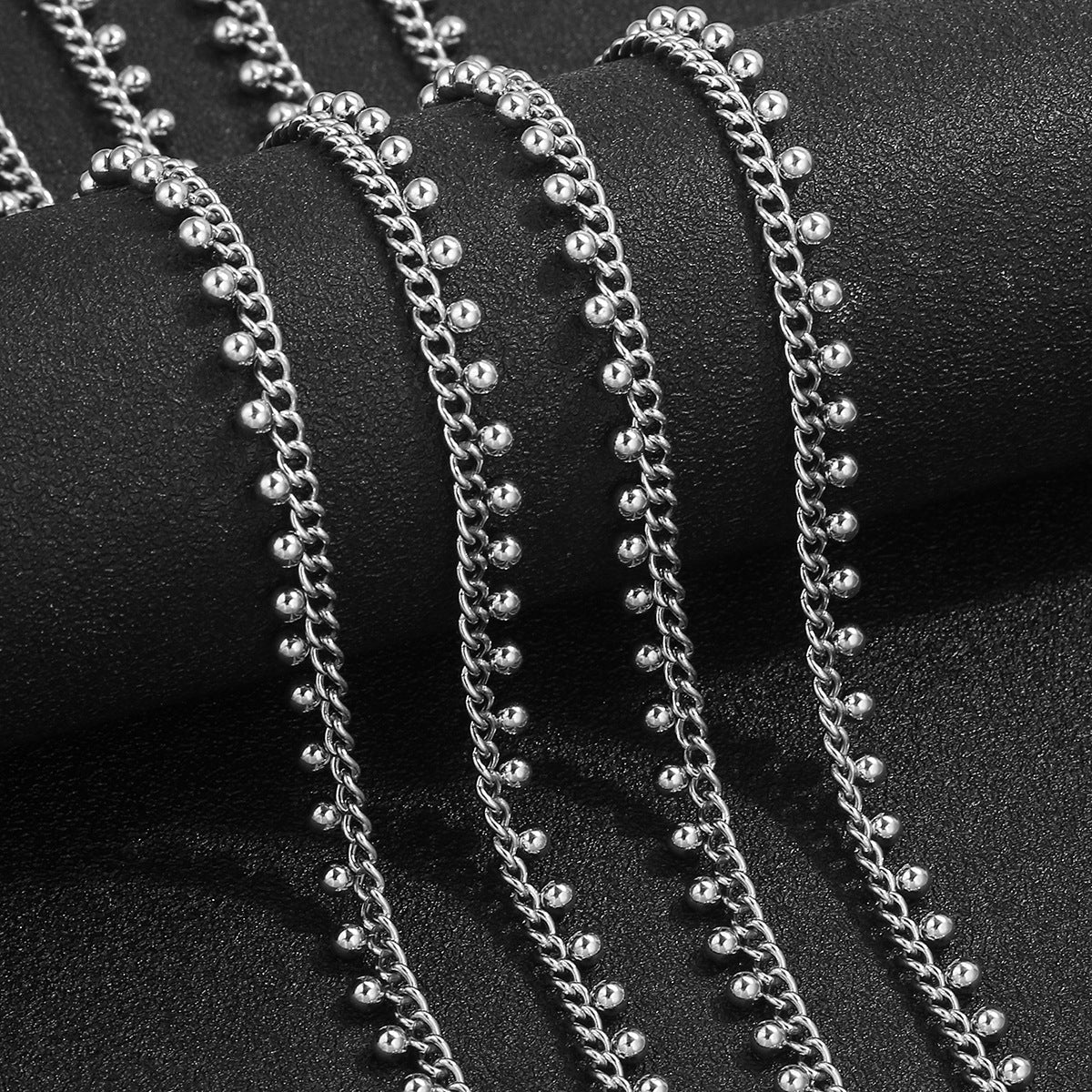 1 Meter Stainless Steel Bead Chain - DIY Necklace/Bracelet Chain