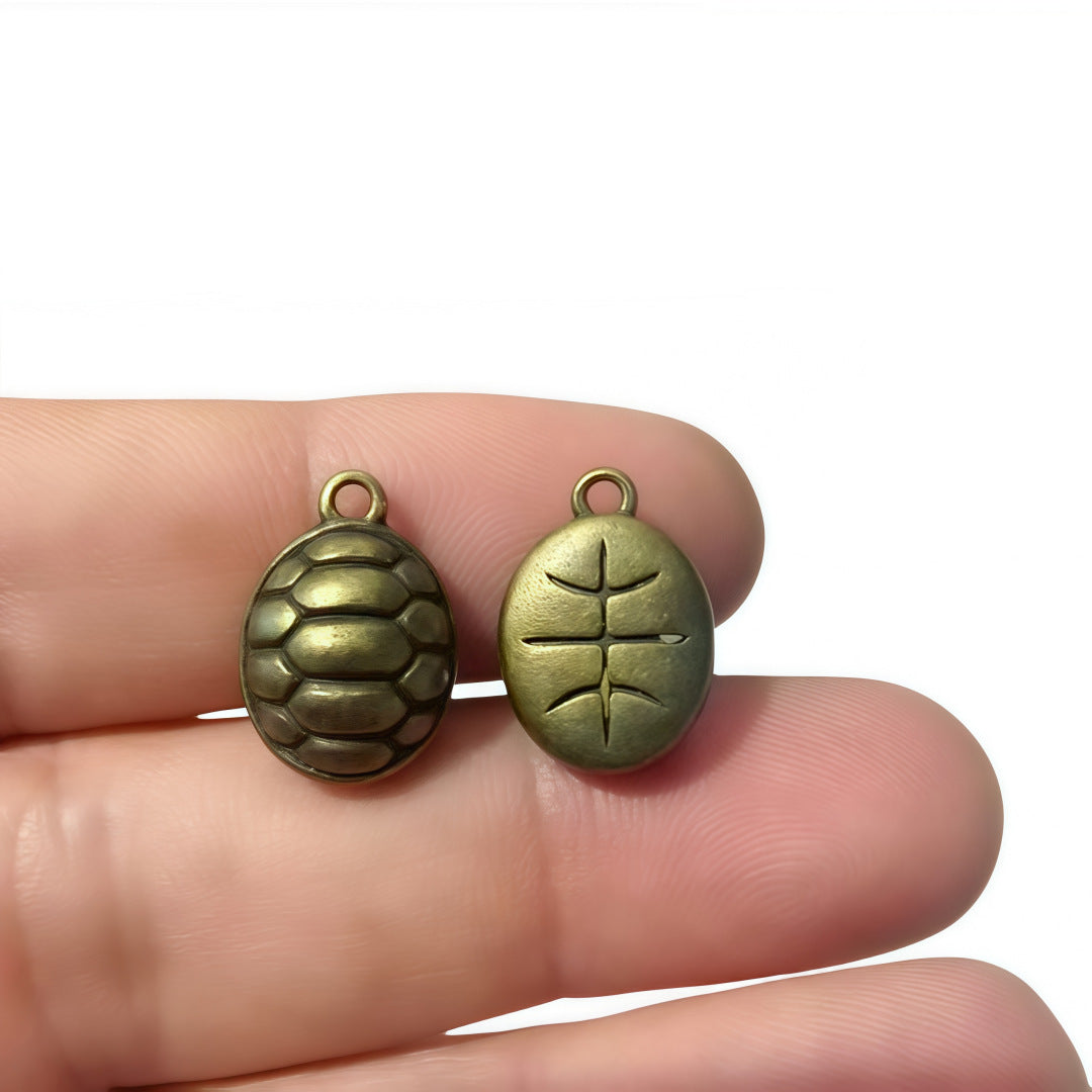 A Series of Charm 1: 10PCS Vintage Style Verdigris Bronze Butterfly Elephant charm - Unique Animal-Inspired Jewelry for Daily Wear & Gifting