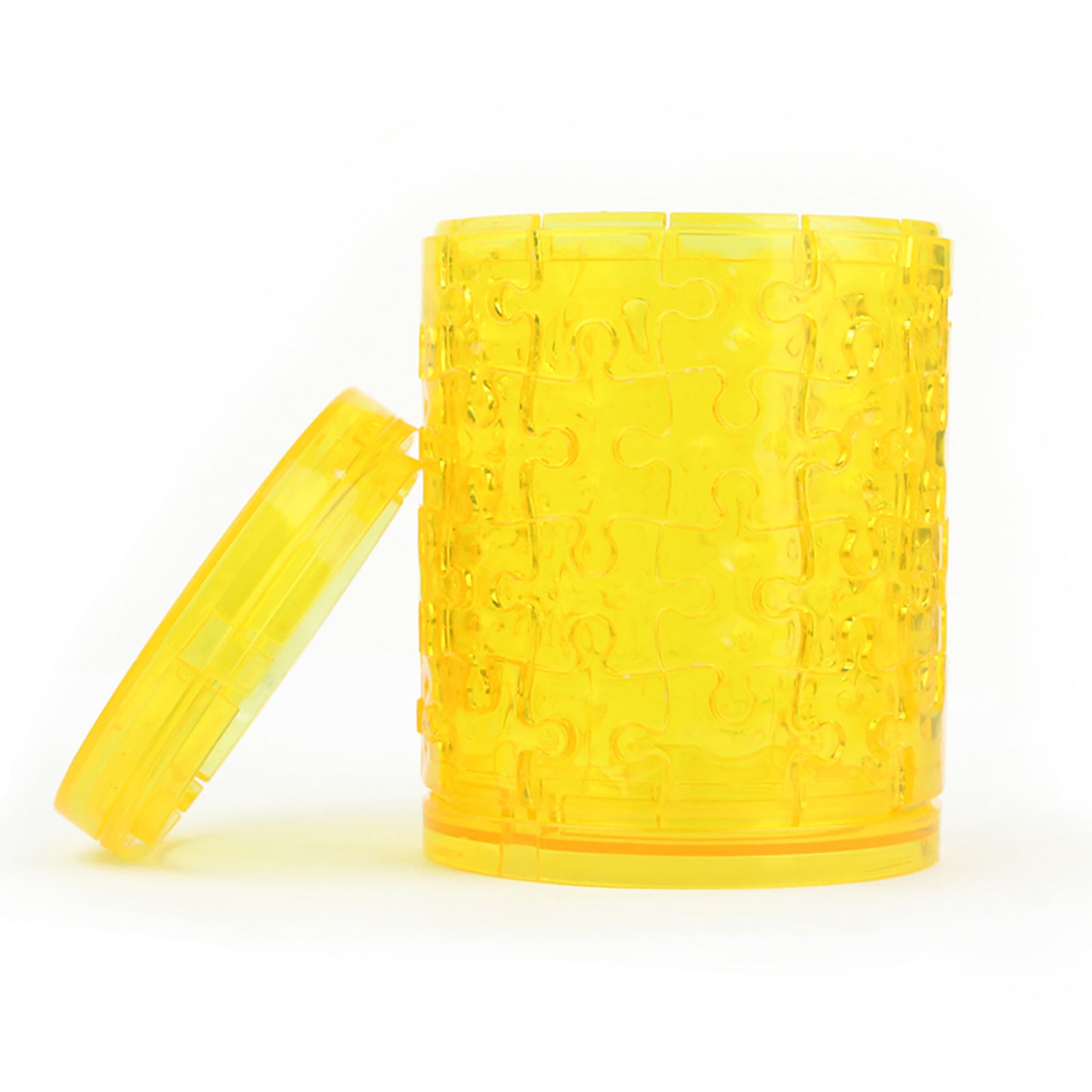 3D Crystal Puzzle Pen Container, Crystal Puzzle Brainteasers for Puzzlers Ages 16 and Up, 51PCS