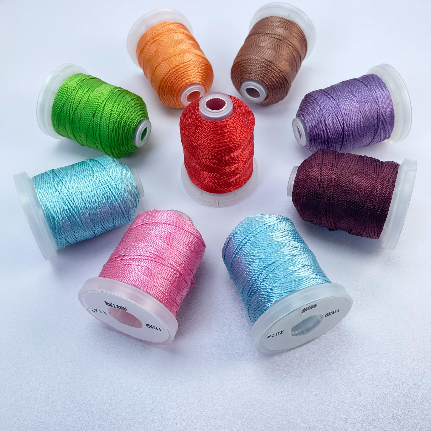 0.8mm Pearl Beading Thread, Strong Silk Cord for Jewelry Making, Bracelet Necklace Knotting String, DIY Beading Suppli