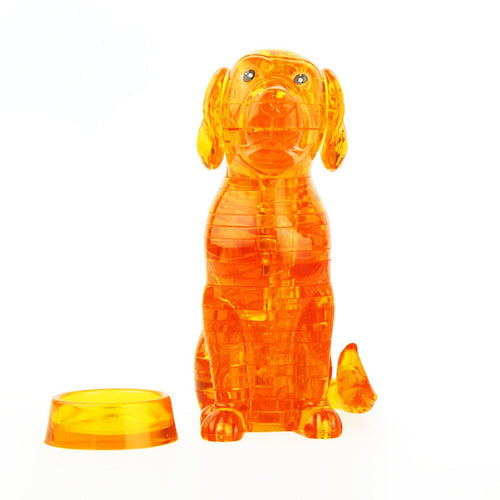 3d crystal puzzle dog assembly guide