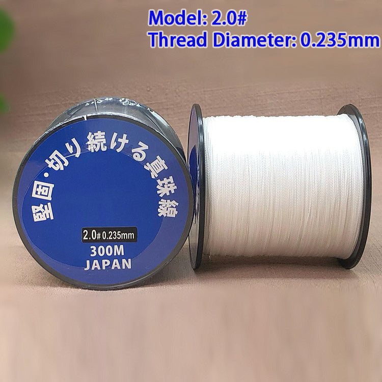 Premium  High‑Strength Japanese Pearl Thread, Durable Stringing Cord for Pearl Necklace Repair