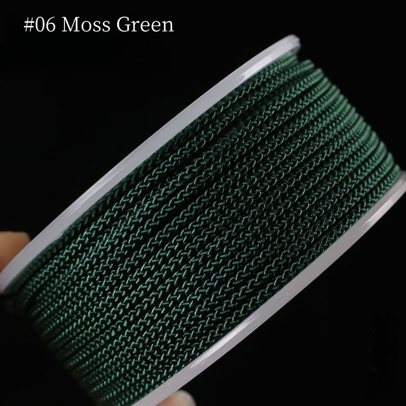 1mm, 1.5mmm, 2mm Non-elastic, Wear-resistant Mambo Cord – Handmade Beading, Bracelet, Jade & Bead String for DIY Jewelry, Jewelry Supply