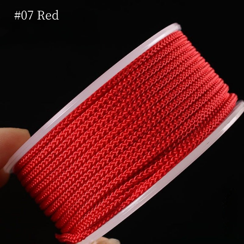 1mm, 1.5mmm, 2mm Non-elastic, Wear-resistant Mambo Cord – Handmade Beading, Bracelet, Jade & Bead String for DIY Jewelry, Jewelry Supply