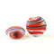 Vintage Glass Flat Beads 1