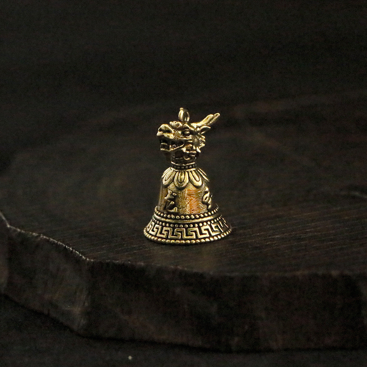 Vintage Brass Chinese Zodiac Animal Head Bell Charms - 12 Beast Head Bell Pendants for Jewelry & Gifts