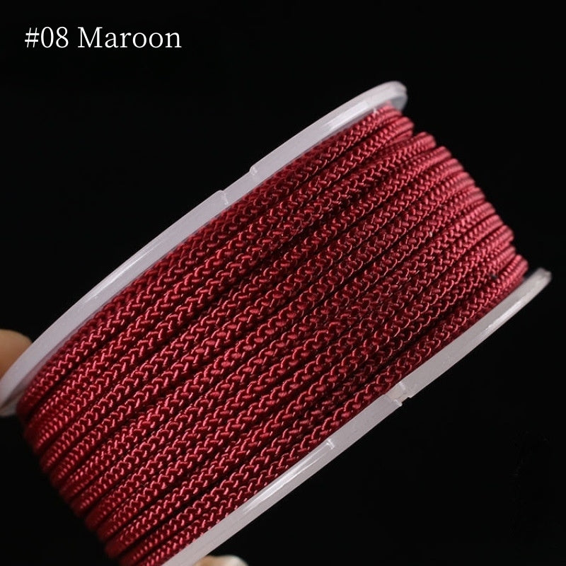 1mm, 1.5mmm, 2mm Non-elastic, Wear-resistant Mambo Cord – Handmade Beading, Bracelet, Jade & Bead String for DIY Jewelry, Jewelry Supply