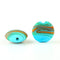 Vintage Glass Flat Beads 2