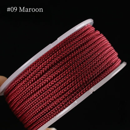 1mm, 1.5mmm, 2mm Non-elastic, Wear-resistant Mambo Cord – Handmade Beading, Bracelet, Jade & Bead String for DIY Jewelry, Jewelry Supply