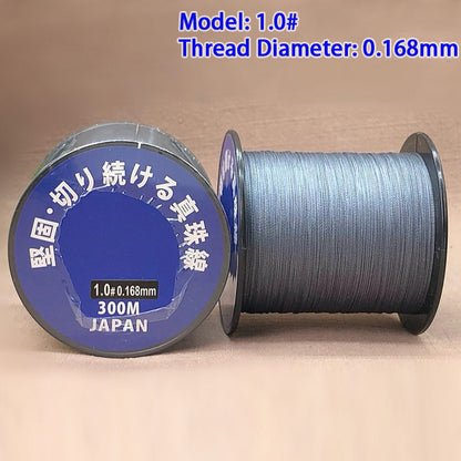 Premium  High‑Strength Japanese Pearl Thread, Durable Stringing Cord for Pearl Necklace Repair