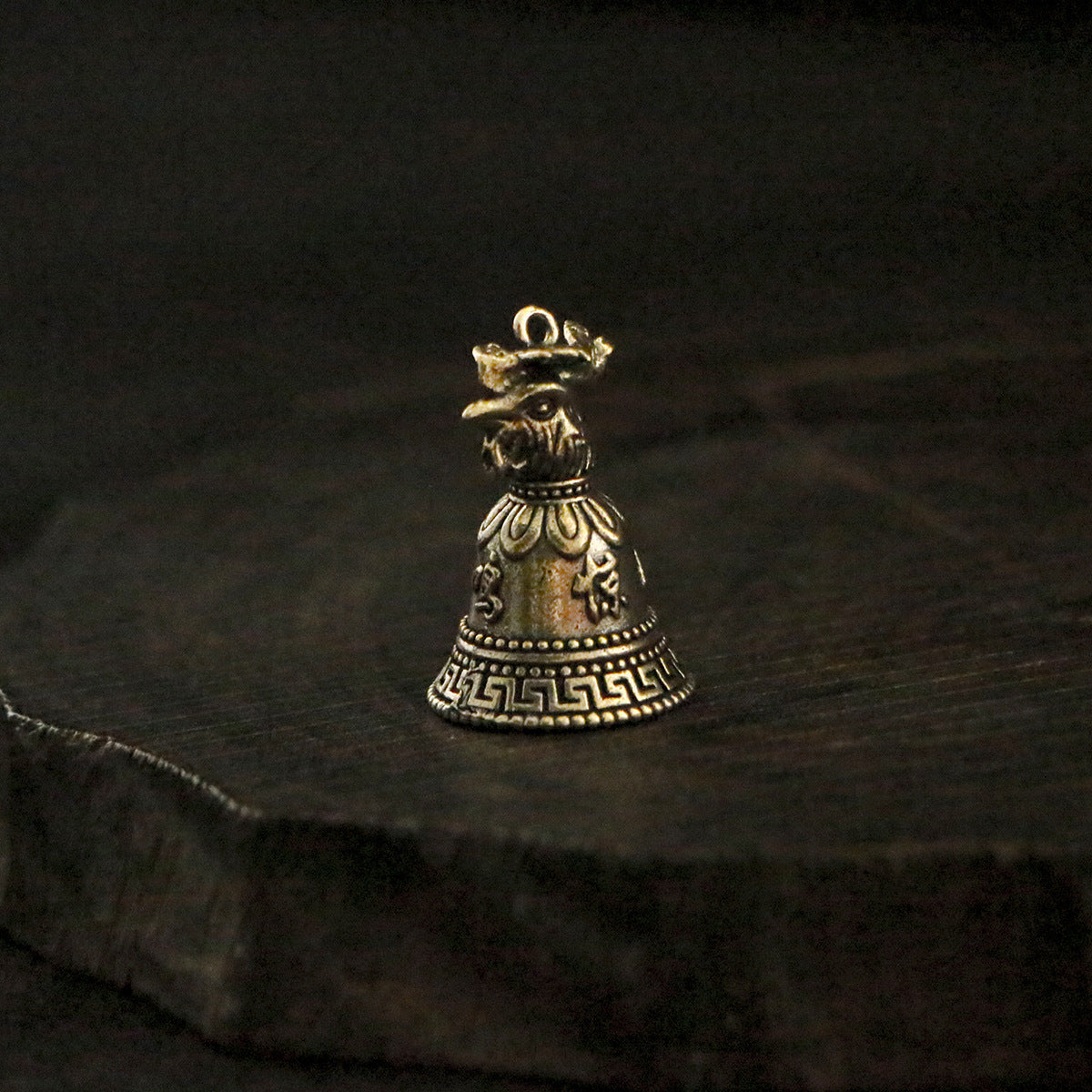 Vintage Brass Chinese Zodiac Animal Head Bell Charms - 12 Beast Head Bell Pendants for Jewelry & Gifts