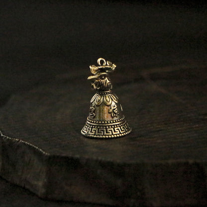 Vintage Brass Chinese Zodiac Animal Head Bell Charms - 12 Beast Head Bell Pendants for Jewelry & Gifts