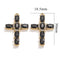 Stainless Steel Cross Pendant-1750 black