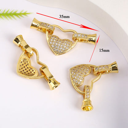 18K Gold Plated Necklace End Clasp, Tarnish Resistant Closure Connector, DIY Jewelry Findings for Necklace or Bracelet Making