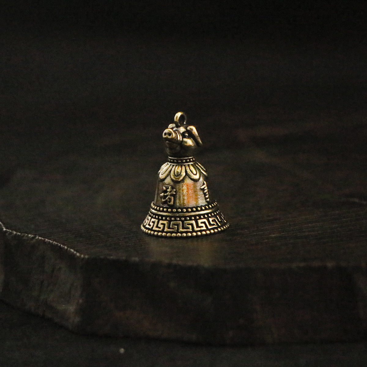 Vintage Brass Chinese Zodiac Animal Head Bell Charms - 12 Beast Head Bell Pendants for Jewelry & Gifts