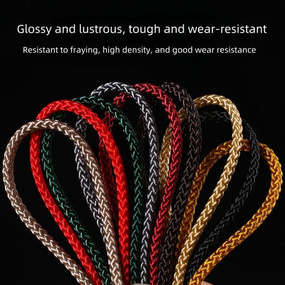 1mm, 1.5mmm, 2mm Non-elastic, Wear-resistant Mambo Cord – Handmade Beading, Bracelet, Jade & Bead String for DIY Jewelry, Jewelry Supply