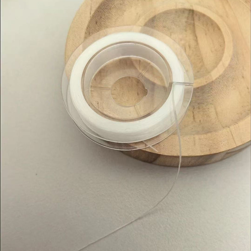 0.2mm Pearl Elastic Cord for Jewelry Making - Stretchy Beading Thread for Bracelets & Necklaces