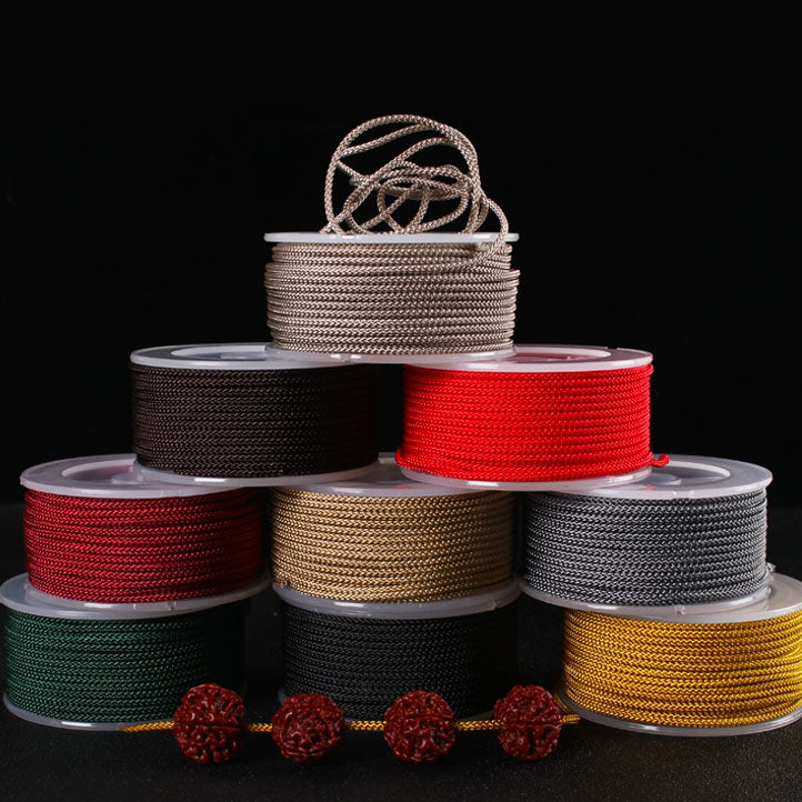 1mm, 1.5mmm, 2mm Non-elastic, Wear-resistant Mambo Cord – Handmade Beading, Bracelet, Jade & Bead String for DIY Jewelry, Jewelry Supply