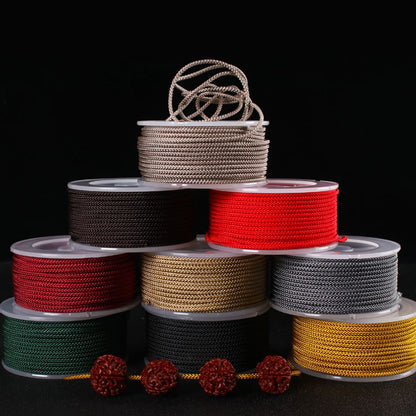 1mm, 1.5mmm, 2mm Non-elastic, Wear-resistant Mambo Cord – Handmade Beading, Bracelet, Jade & Bead String for DIY Jewelry, Jewelry Supply