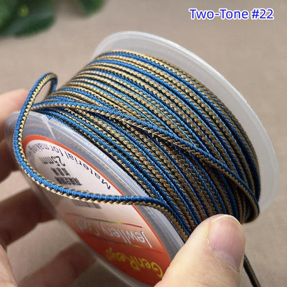 2.5mm Lucky Knot Braided Cord for Jade Pendant, Adjustable Necklace/Bracelet String, Single or Dual Color, DIY Jewelry Supplies