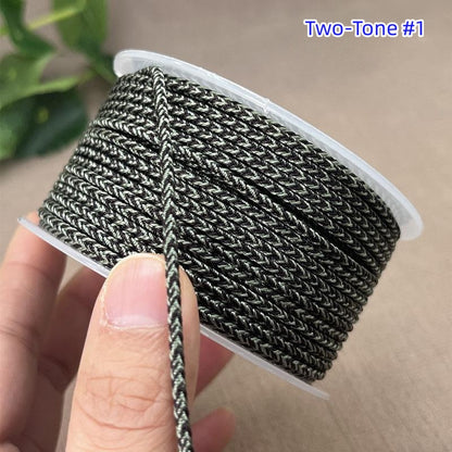 2.5mm Lucky Knot Braided Cord for Jade Pendant, Adjustable Necklace/Bracelet String, Single or Dual Color, DIY Jewelry Supplies