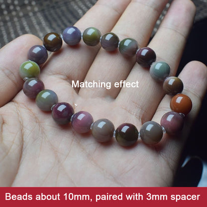 1000PCS DIY Transparent Spacer Beads, Clear Round Beads for Jewelry Making, Invisible Spacer for Bracelets Necklaces Crafts