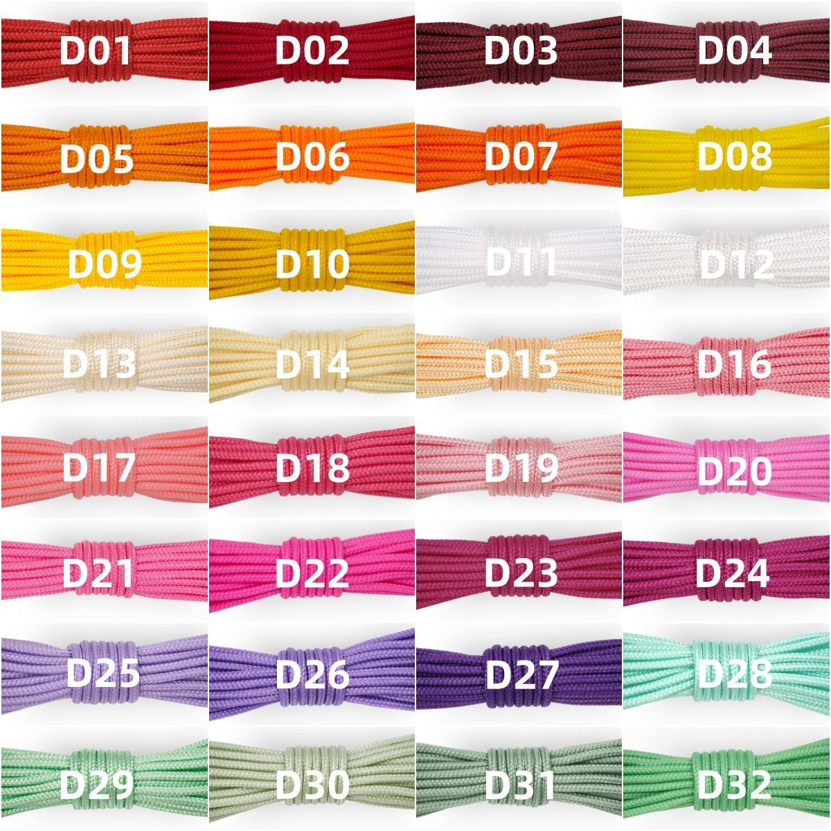 2mm Paracord Rope | DIY Craft Supplies