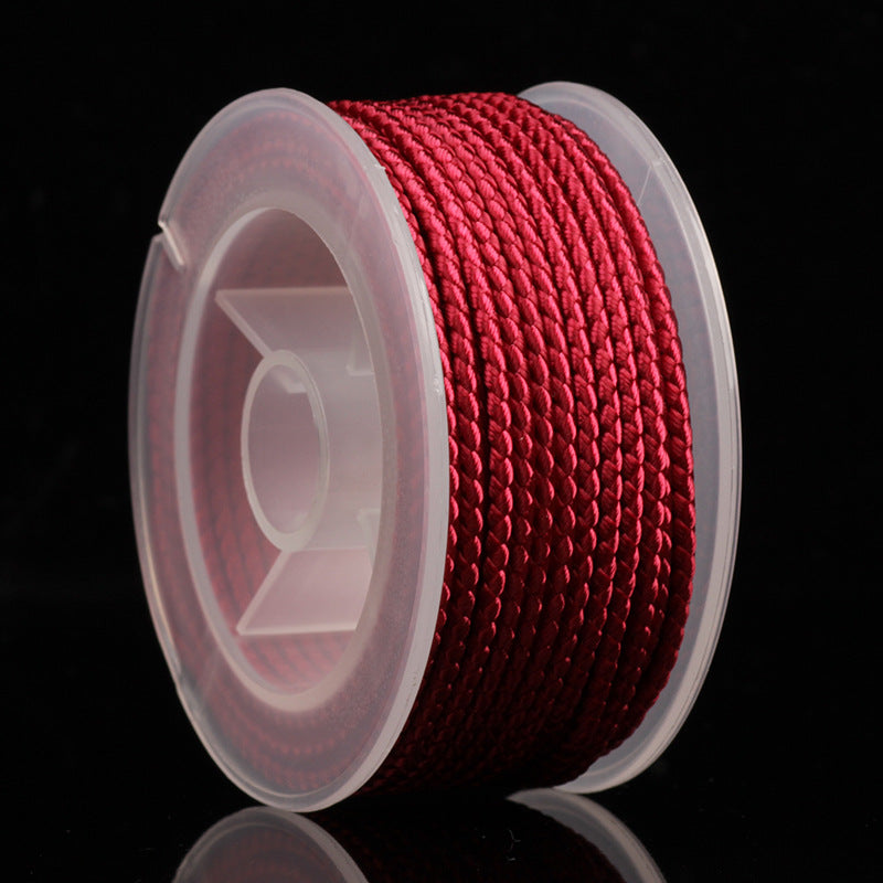 Handmade Dragon Pattern Braided Cord – Non-elastic Dragon Scale String for DIY Necklace Cords, Pendant Strings, and Bracelet Cords
