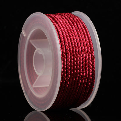 Handmade Dragon Pattern Braided Cord – Non-elastic Dragon Scale String for DIY Necklace Cords, Pendant Strings, and Bracelet Cords