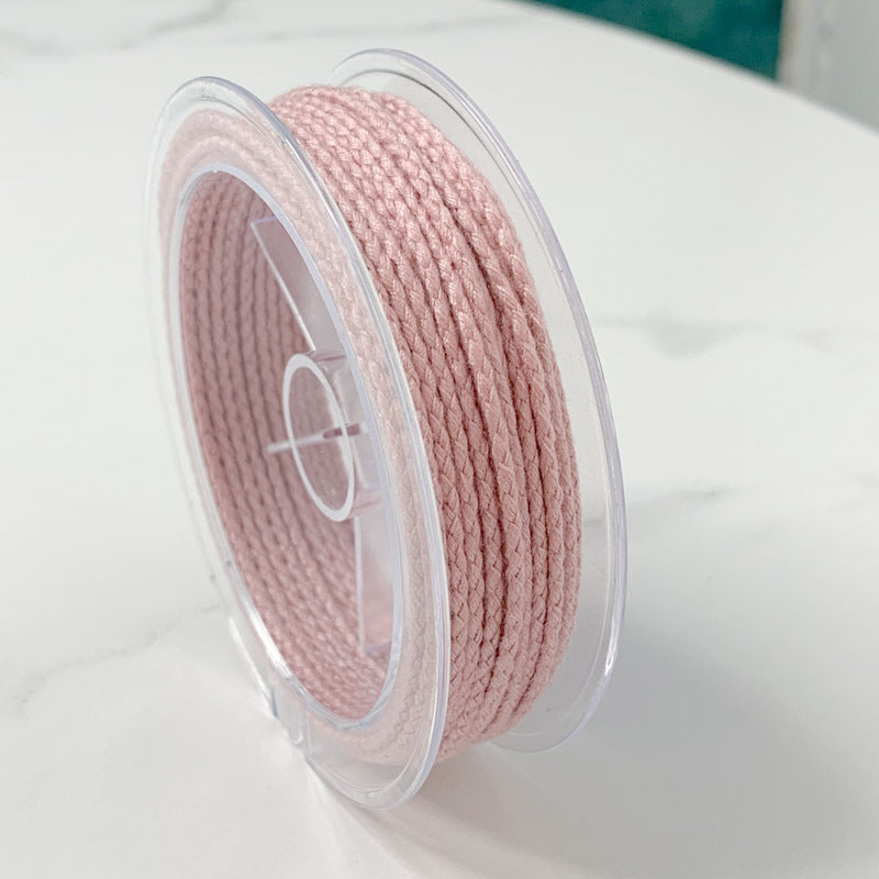 2mm Solid Color Dragon Scale Cotton Cord Pendant Necklace Rope