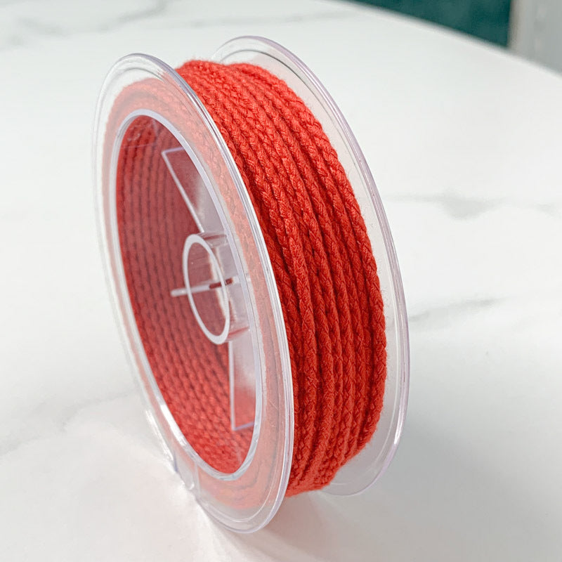 2mm Solid Color Dragon Scale Cotton Cord Pendant Necklace Rope