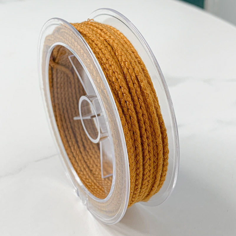 2mm Solid Color Dragon Scale Cotton Cord Pendant Necklace Rope