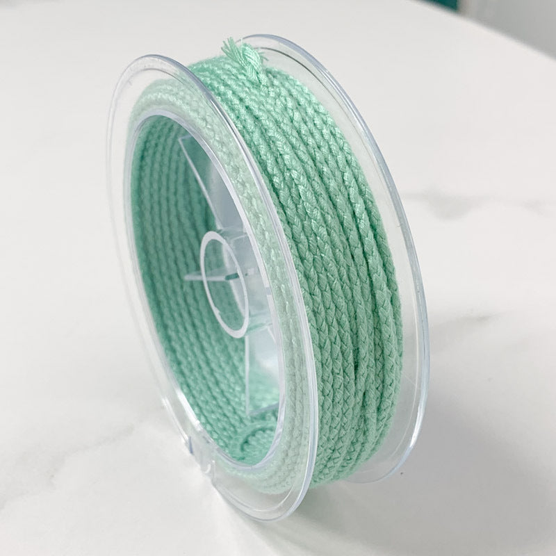 2mm Solid Color Dragon Scale Cotton Cord Pendant Necklace Rope