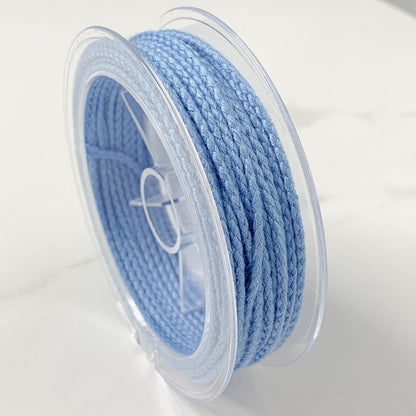 2mm Solid Color Dragon Scale Cotton Cord Pendant Necklace Rope