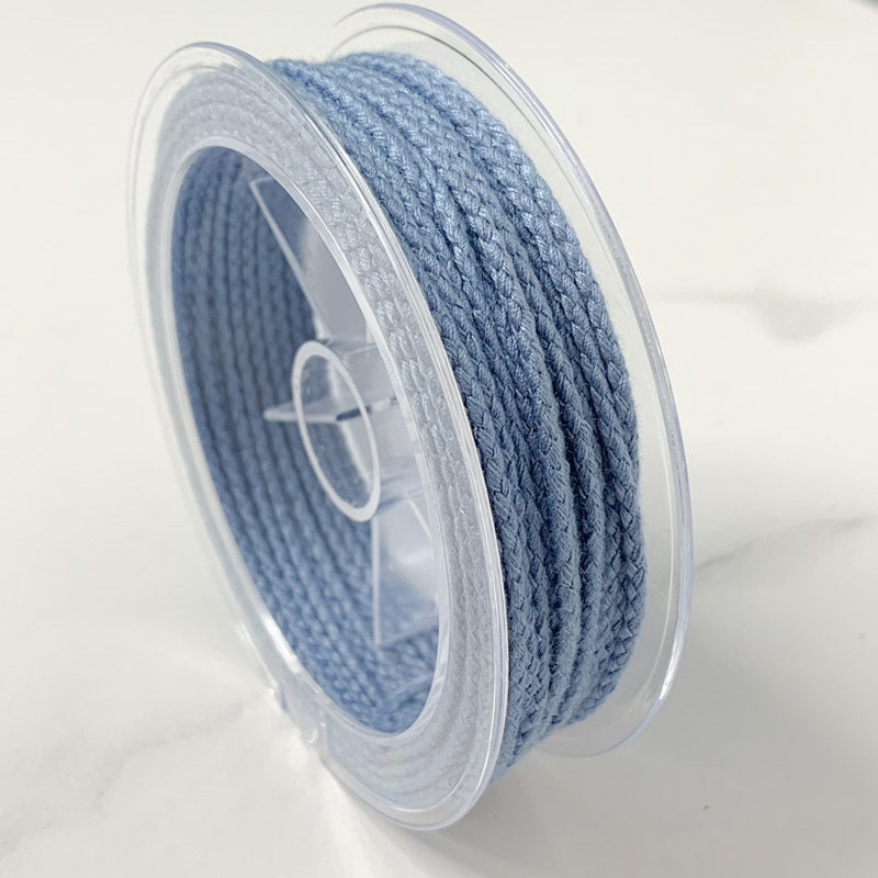 2mm Solid Color Dragon Scale Cotton Cord Pendant Necklace Rope