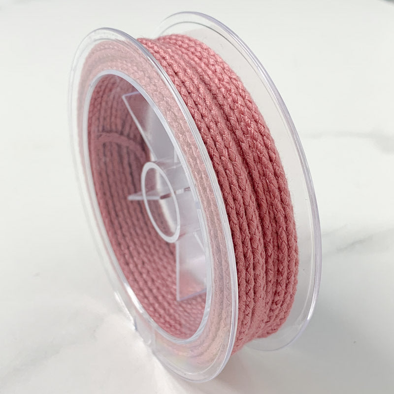 2mm Solid Color Dragon Scale Cotton Cord Pendant Necklace Rope