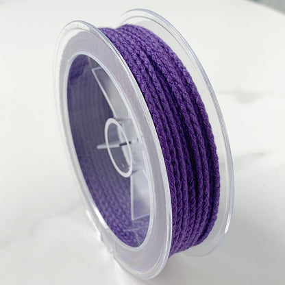 2mm Solid Color Dragon Scale Cotton Cord Pendant Necklace Rope