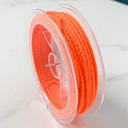 2mm Solid Color Dragon Scale Cotton Cord Pendant Necklace Rope