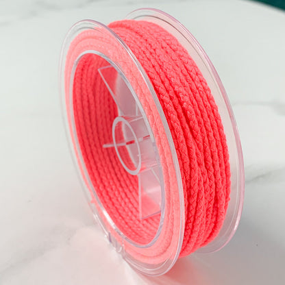 2mm Solid Color Dragon Scale Cotton Cord Pendant Necklace Rope