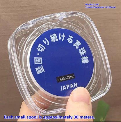 Premium  High‑Strength Japanese Pearl Thread, Durable Stringing Cord for Pearl Necklace Repair