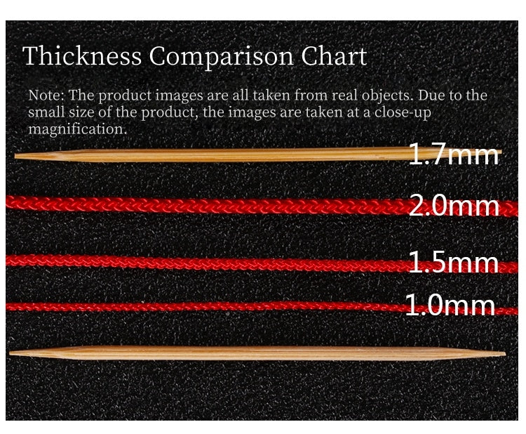 1mm, 1.5mmm, 2mm Non-elastic, Wear-resistant Mambo Cord – Handmade Beading, Bracelet, Jade & Bead String for DIY Jewelry, Jewelry Supply