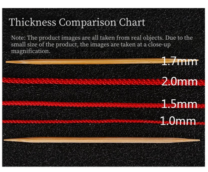 1mm, 1.5mmm, 2mm Non-elastic, Wear-resistant Mambo Cord – Handmade Beading, Bracelet, Jade & Bead String for DIY Jewelry, Jewelry Supply