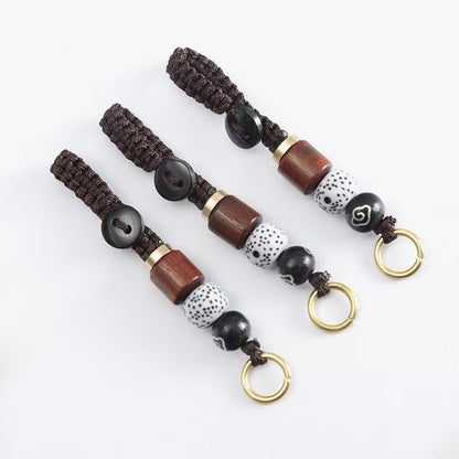 50PCS Handwoven Keychain Blanks | DIY Macrame Keychain Supplies | Craft Kit for Jewelry Makers