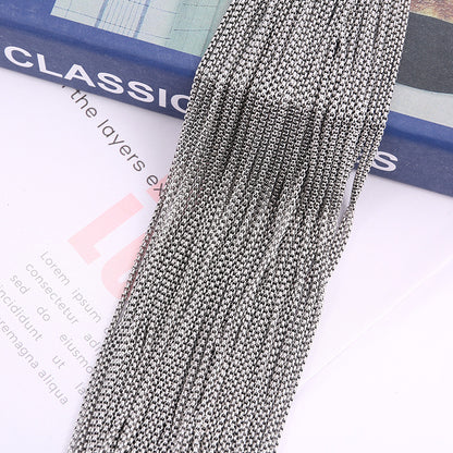 2mm Stainless steel box - style chain--1 Meter