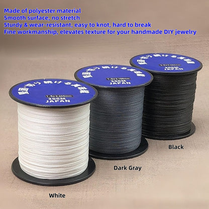 Premium  High‑Strength Japanese Pearl Thread, Durable Stringing Cord for Pearl Necklace Repair