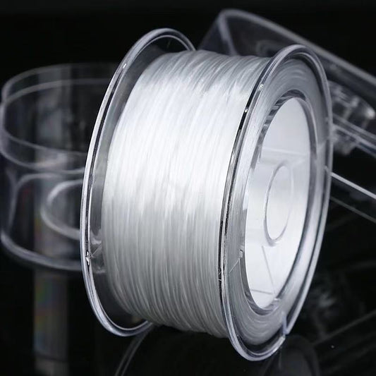 0.2mm Pearl Elastic Cord for Jewelry Making - Stretchy Beading Thread for Bracelets & Necklaces