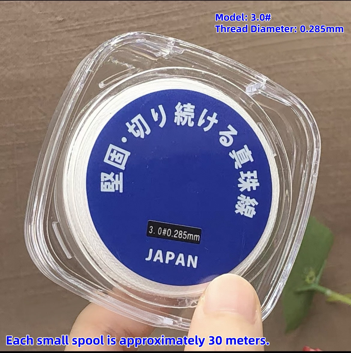 Premium  High‑Strength Japanese Pearl Thread, Durable Stringing Cord for Pearl Necklace Repair