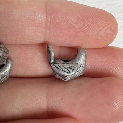 10PCS Vintage Bird Spacer Beads, Retro Small Bird Charm for Jewelry Making