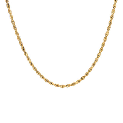 2mm Stainless Steel Rope Chain Twist Chain Necklace