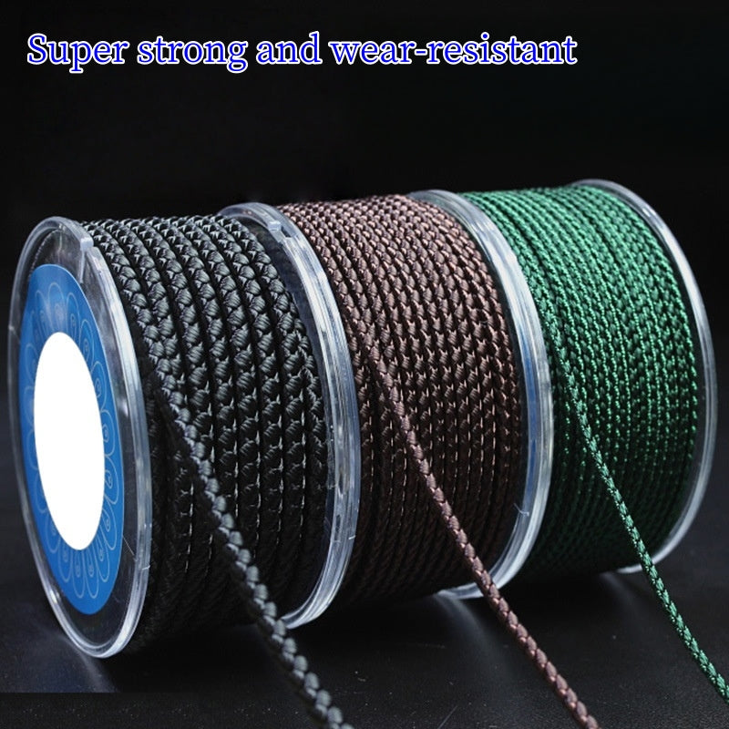 Handmade Dragon Pattern Braided Cord – Non-elastic Dragon Scale String for DIY Necklace Cords, Pendant Strings, and Bracelet Cords